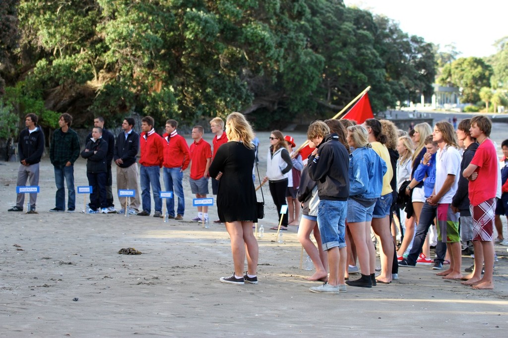 Competing crews from 13 nations  - Opening Ceremony - 2012 470 Youth Worlds © Richard Gladwell www.photosport.co.nz